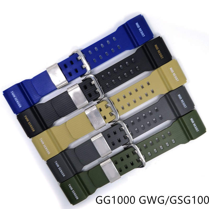 CASIO สายนาฬิกาข้อมือหนัง Pu สําหรับ Casio G - Shock Gwg - 100 Gsg - 100 Gg - 1000