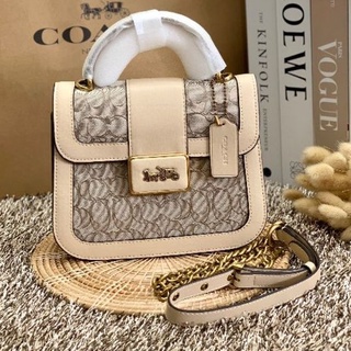 COACH ALIE TOP HANDLE IN SIGNATURE JACQUARD