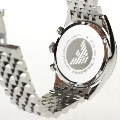 พร้อมสต็อก ! Emporio Armani Tazio Chronograph นาฬิกาข้อมือผู้ชาย รุ่น AR5983 - 100% Authentic Amani Brand Watch