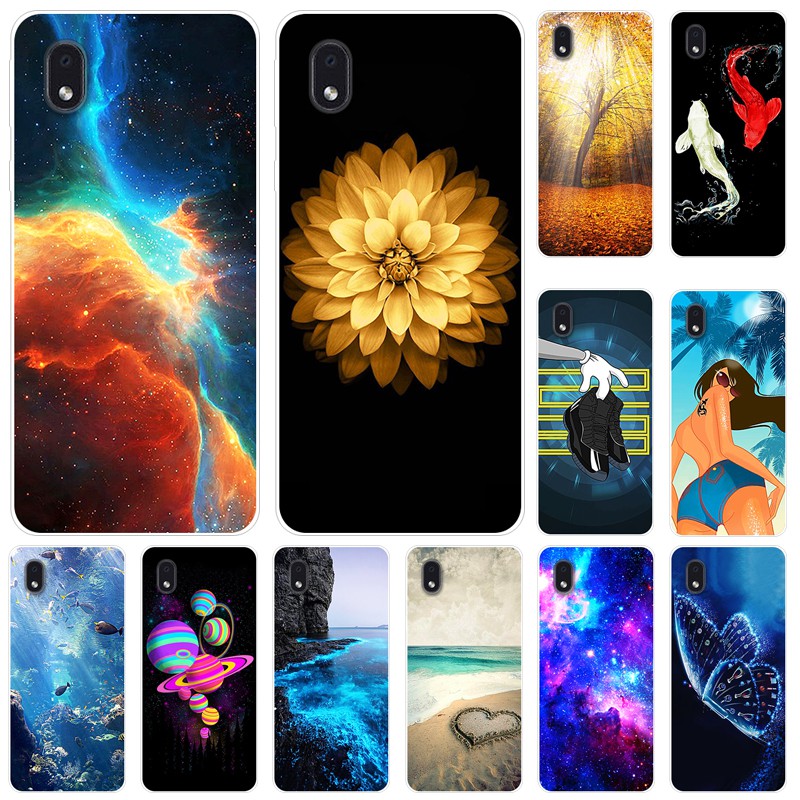 Samsung Galaxy A01 Core M01 Core เคสซิลิโคน TPU การ์ตูนเคสโทรศัพท์ Samsung A01 Core M01 Core พิมพ์กร