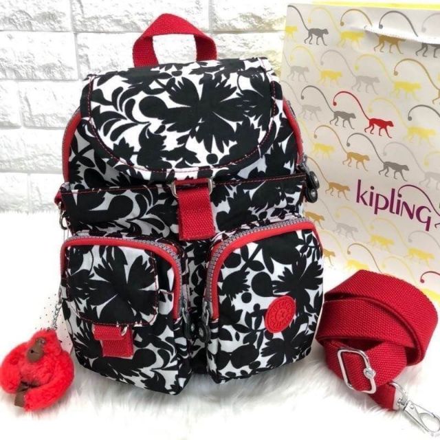 กระเป๋าเป้สะพายหลัง New Kipling Ladies Backpack And Shoulder Bag แท้ 100%