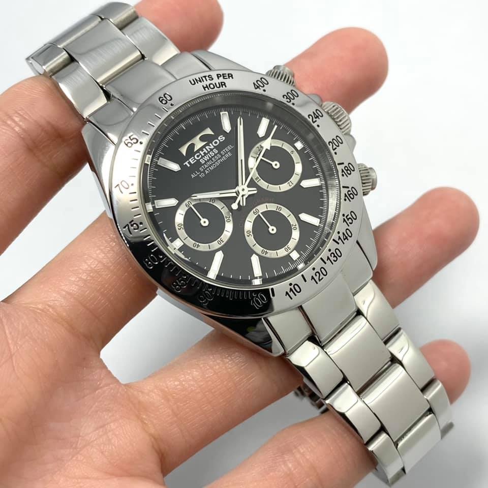 นาฬิกา TECHNOS SWISS CHRONOGRAPH มือสอง แบรนด์เนม แท้100%