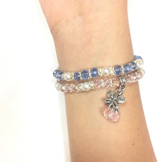 Pastel butterfly bracelet