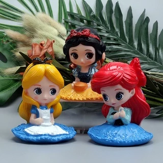 ตุ๊กตาฟิกเกอร์ Princess Ariel Elsa Anna Belle 15 เซนติเมตร ของเล่นสําหรับเด็ก