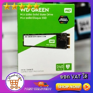 240 GB SSD M.2 WD Green (WDS240G2G0B) SATA M.2 2280 BY SYNNEX