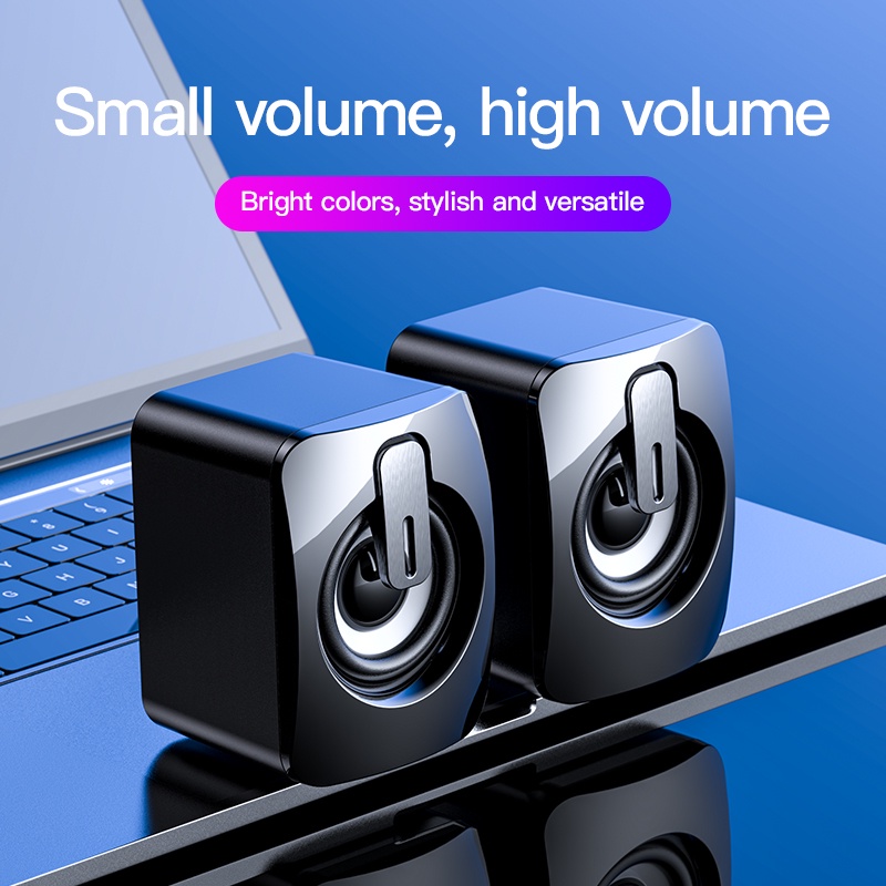 ลำโพงคอมพิวเตอร์ Bluetooth Speaker USB Computer Speakers 3D Stereo Bass