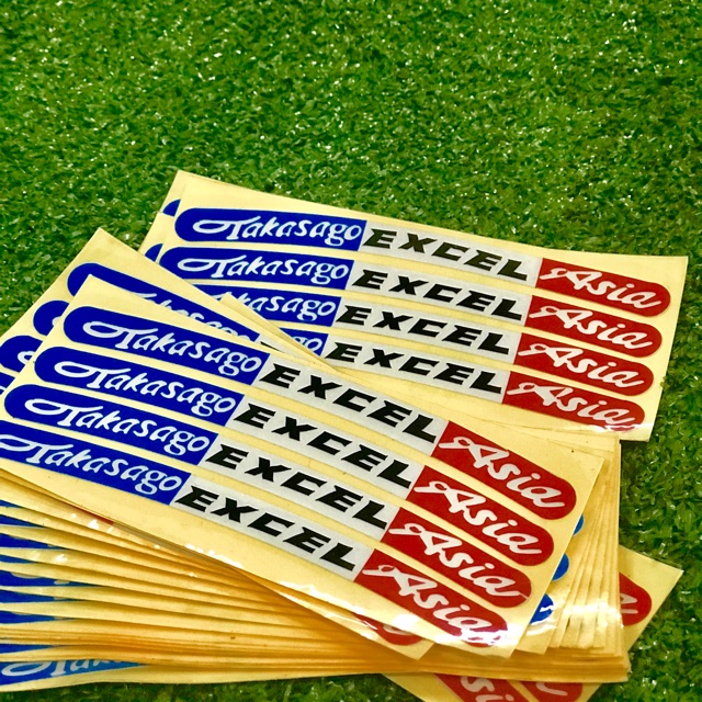 สติ๊กเกอร์ขอบ Excel takasago Asia