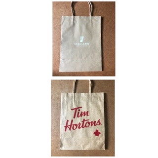 [พร้อมส่ง] ถุงกระดาษ Casa Lapin,Tim Hortons