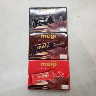 ช็อกโกแลต เมจิ Meiji Black Milk Himilk Chocolate 22g.