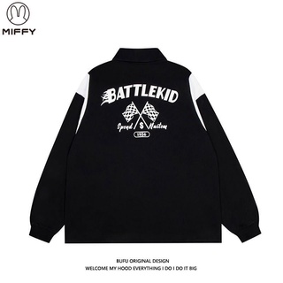 American Retro Stitching Print Fashion Hoodie