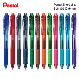ปากกาเจล Pentel Energel-X รุ่น BLN105 & BL107 และ ไส้ปากกา เพนเทล 0.5 0.7 MM ผลิตจากประเทศญี่ปุ่น (Made in Japan) [S24]