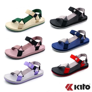 [ลิขสิทธิ์แท้ ผ่อน0%] KITO Flow TwoTone AC27 W รุ่นโฆษณา รองเท้าแตะผู้หญิง รัดส้น กีโต้  Size 36-39