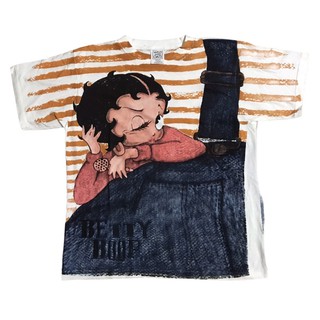 เสื้อยืดการ์ตูน BETTY BOOP ‘ Size “ L / XL ผ้านุ่มใส่สบาย 650฿