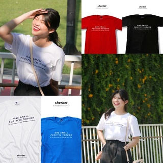 sherbettee|เสื้อยืด one small positive