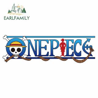 Earlfamily สติกเกอร์โลโก้ One Piece Usopp 13x10.4 ซม. อุปกรณ์เสริม สําหรับหมวกกันน็อค Volkswagen JDM Polyethylene