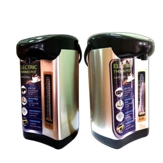 SKG กระติกน้ําร้อนไฟฟ้า กาน้ำร้อน 5.8 ลิตร 750W รุ่น SK-38S สแตนเลส มีปุ่มกดน้ำอัตโนมัติ รับประกัน1ปี