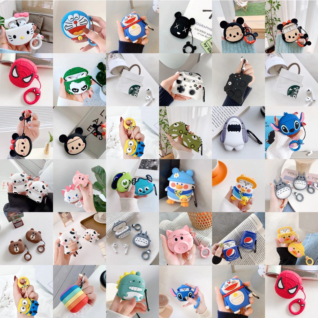 พร้อมส่ง เคส A-ds 1/2 หูฟังไร้สาย หูฟังบลูทูธ  รวมลายการ์ตูนสำหรับ i12 a-ds1 2 i9s i11 i11