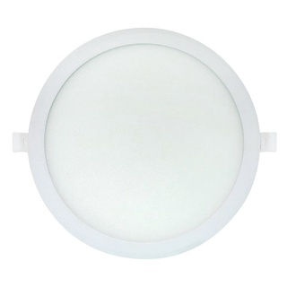 The rich โคมดาวน์ไลท์หน้ากลม 5 นิ้ว LED 12 วัตต์ Warm White LUZINO รุ่น PN-JYX0101-12W/WW สีขาว