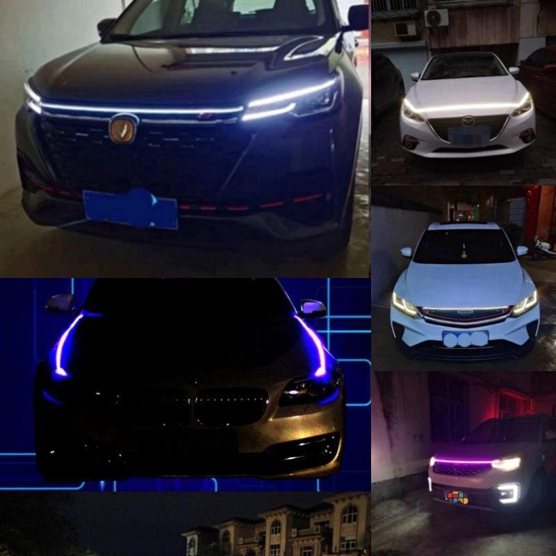 LED Strip Under Car Tube underglow Underbody System ไฟนีออน ทํางานสปอร์ตเดย์ไลท์