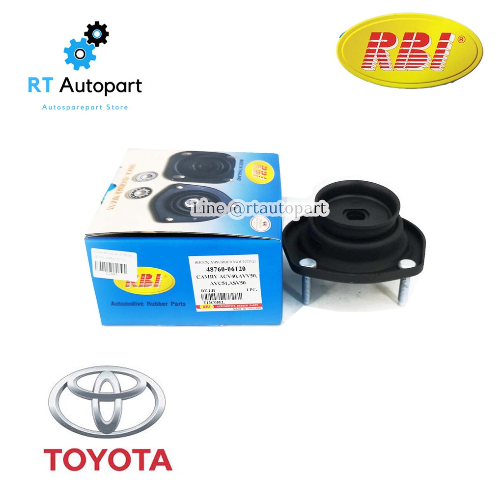 RBI เบ้าโช้คหลัง Toyota Camry Acv40 ACV41 ACV50 ASV51 ปี07-18 / เบ้าโช้ค / 48760-06120