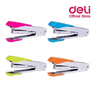 Deli 0260 Stapler #10 ที่เย็บกระดาษแฟนซี เบอร์ 10 (คละสี 1 ชิ้น) แม็ก แม็ค ที่เย็บกระดาษ เครื่องเขียน อุปกรณ์การเรียน