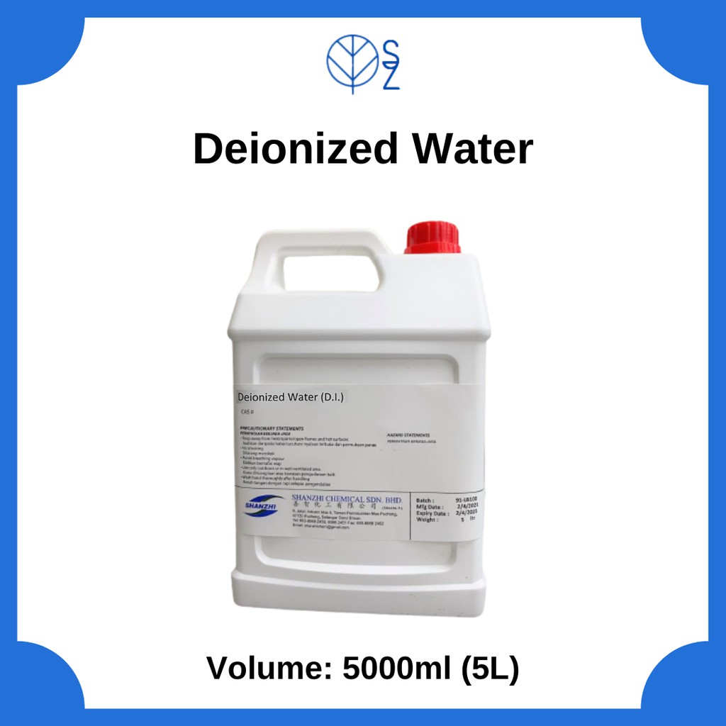 Deionized Water DI Water Lab ใช้ 5L
