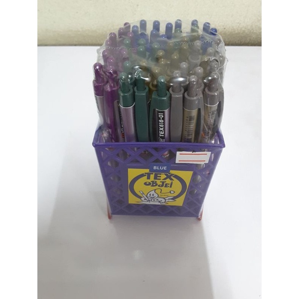 ปากกา TEX OBJEi 0.5 mm สีฟ้า