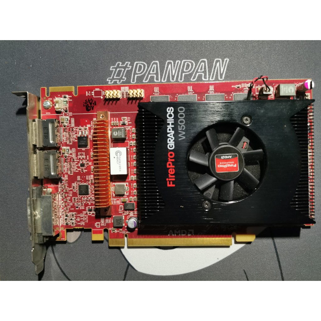การ์ดจอ AMD FirePro W5000 ram 2GB DDR5 256 bit มือสอง สภาพสวยใส ไร้รอยขีดข่วน