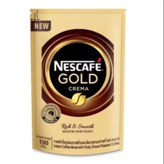 NESCAFE GOLD CREMA เนสกาแฟโกล์ด เครม่า ขนาด 100 กรัม