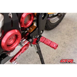 พักเท้าหน้าปรับระดับ GTR MONKEY/CB-150R/CBR-650-500-300-250 สีดำ , สีแดง , สีทอง , สีเทา