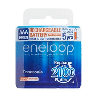 ถ่านชาร์จ eneloop  AAA (แพ็ค 2 ก้อน) Panasonic