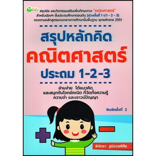 สรุปหลักคิด คณิตศาสตร์ ประถม 1-2-3