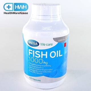 ราคาMega We Care Fish Oil 1000 mg 100 แคปซูล
