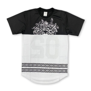 SLUM LTD - CROOKS AND CASTLES Bandusa Greco Jersey Black/White