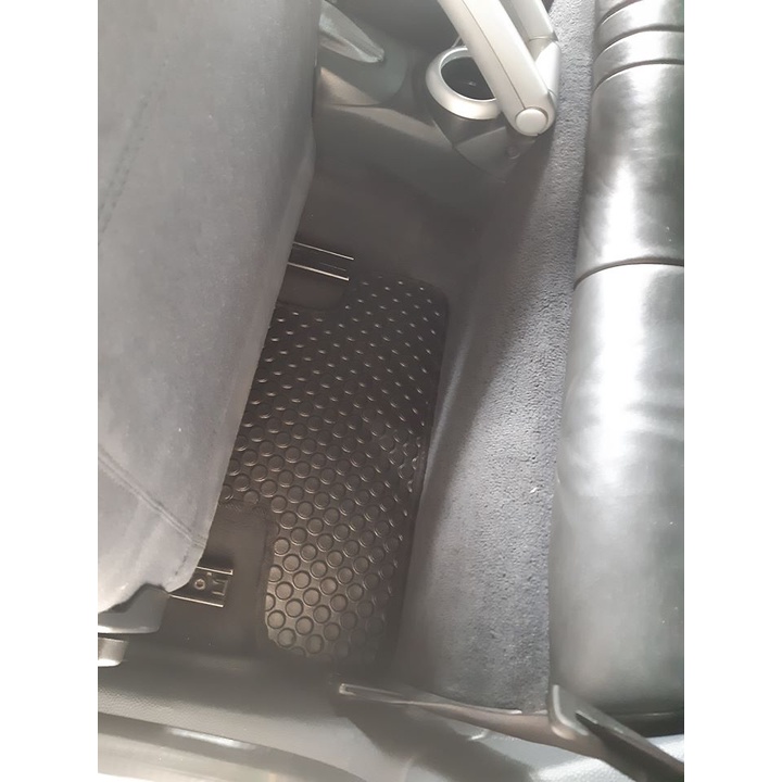 พรมปูพื้นรถยนต์ พรมกระดุม MINI COOPER GEN1 รหัส R50 R52 R53 ปี 2001 - 2008 ชุดพรมพื้นจำนวน 4 ชิ้น - รูปที่ 4