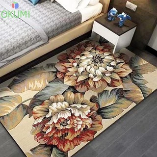 OKUMI_SHOP พรมปูพื้น ขนาด 120x160 ซม พรมปูพื้นห้องนั่งเล่น carpet พรมตกแต่งบ้าน(สุ่มลาย)