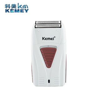 Kemei 3382 เครื่องโกนหนวดไฟฟ้า ไร้สาย แบบมืออาชีพ ชาร์จ USB สำหรับผู้ชาย KM-3382