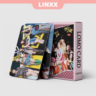 Linxx 55 ชิ้น Itzy อัลบั้มโลโม่การ์ดภาพโปสการ์ด Crazy In Love Series