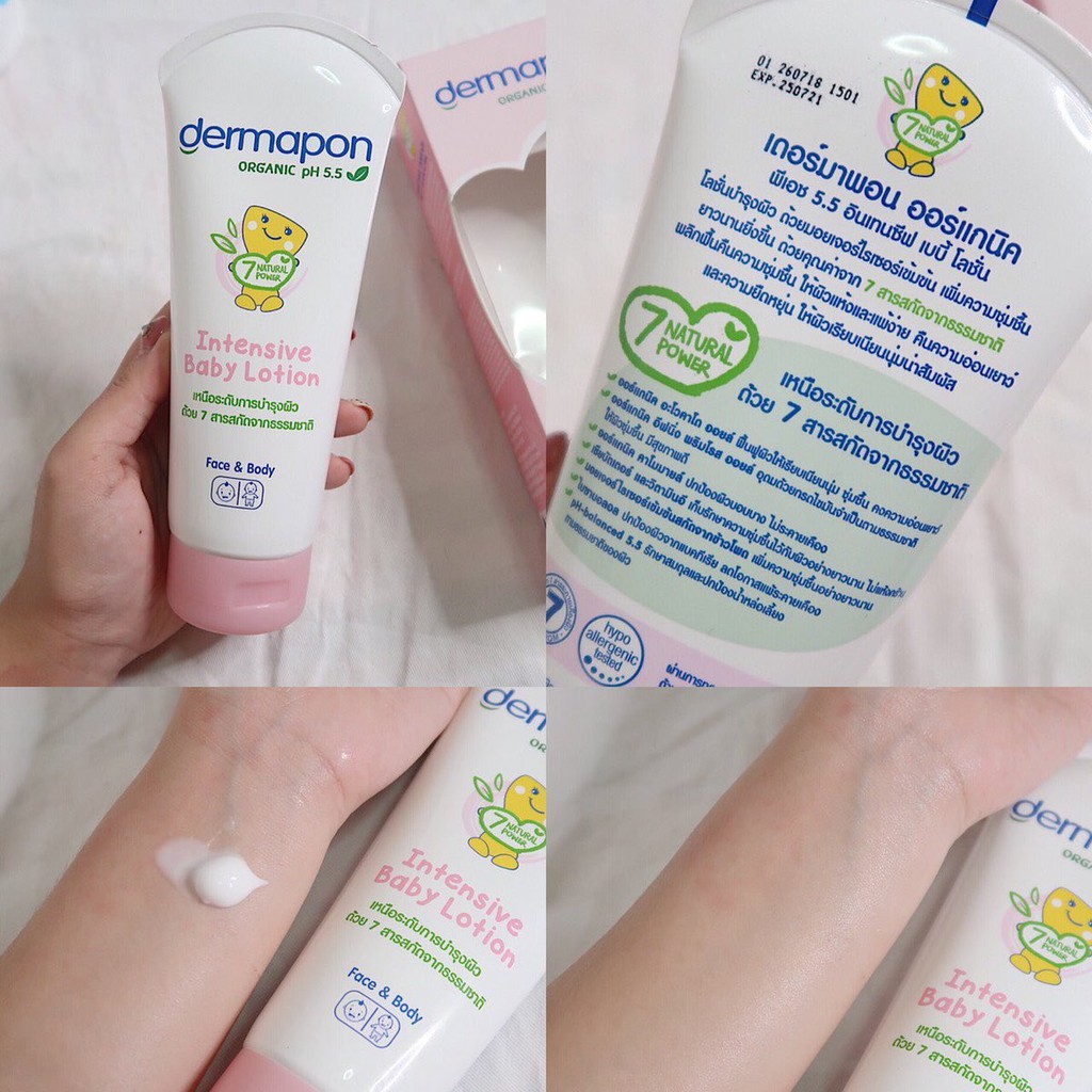 dermapon intensive baby lotion