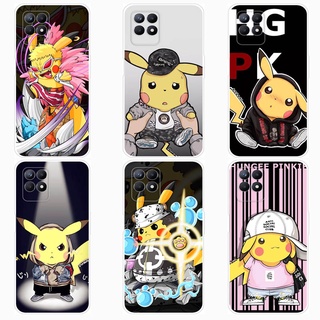 เคส เรียวมี OPPO Realme 8i 8 8 Pro 4G 5G V13 Case การ์ตูน Pokemon Pikachu Soft TPU เคสซิลิโคน โทรศัพท์มือถือ เคส