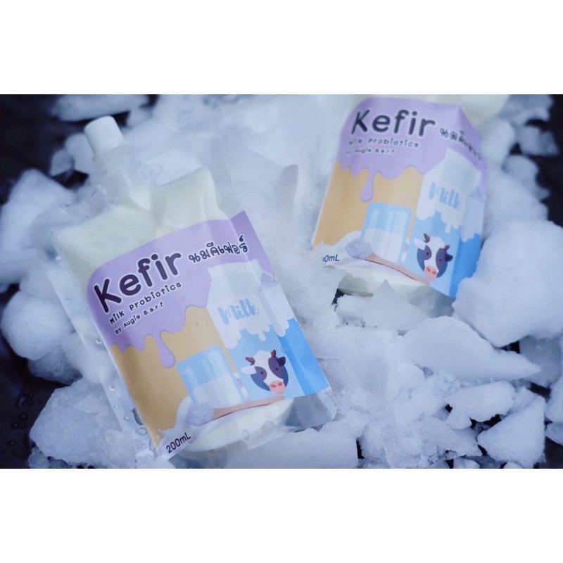 🥛นมคีเฟอร์วัว ผลิตสดใหม่ทุกวัน (200ml) Milk Kefir