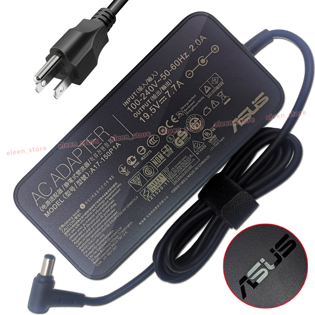 19.5V 150W 7.7A A17-150P1A AC Power Adapter Charger For ASUS ROG GL503G G53J ROG G72G G73Y N71Y N73 
