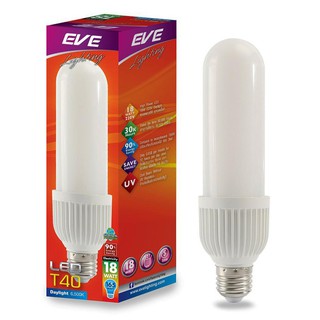 หลอดไฟ LED หลอด LED EVE T40 18 วัตต์ DAYLIGHT E27 หลอดไฟ โคมไฟ หลอดไฟ LED LAMP EVE T40 18W DAYLIGHT E27