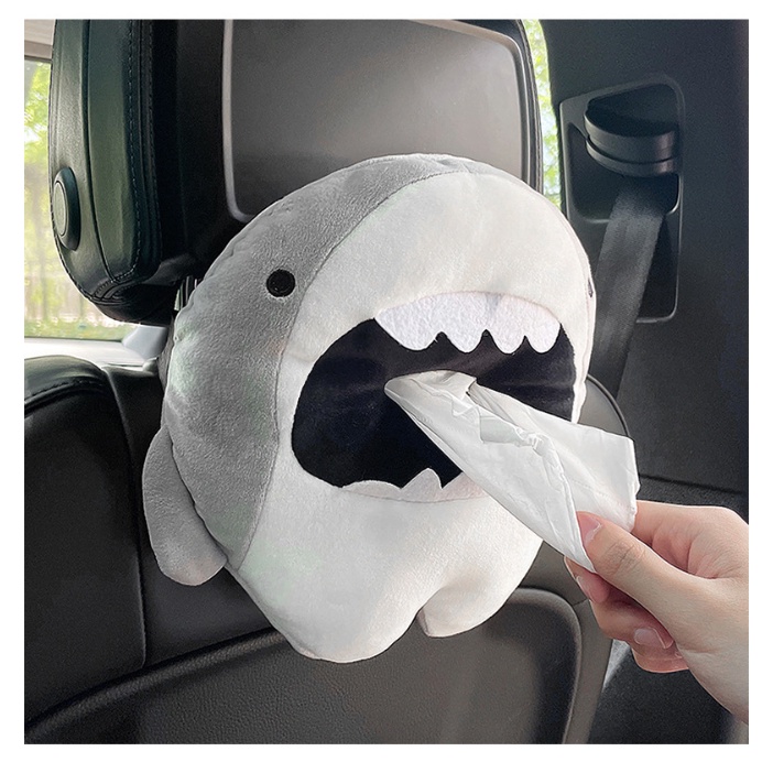 พร้อมส่งฉลามชอบงับคุณ กล่องใส่ทิชชู่ ตุ๊กตาใส่ทิชชู่ในรถ ตุ๊กตานารักๆใส่ทิชชในรถ ที่ใส่ทิชชู่ในรถเก๋ๆ กล่องตุ๊กตาน่ารัก