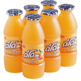 ส่งฟรี  ดีโด้ น้ำส้ม20% ขนาด 150ml ยกแพ็ค 6ขวด DEEDO ORANGE JUICE     ฟรีปลายทาง