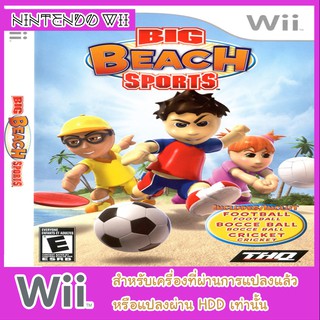 แผ่นเกมส์ wii - Big Beach Sports (USA)