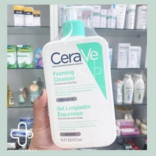 [ส่งด่วน] CERAVE Foaming Cleanser 473ml เซราวี โฟมล้างหน้า เจลล้างหน้า สำหรับผิวมัน-ผสม