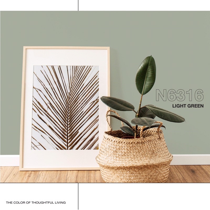 (1.0 แกลลอน) สีน้ำอะคริลิค100% ซุปเปอร์เมเทค/โฟร์ซีซันส์ กึ่งเงา N6262 N6161 N6316 N6272