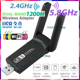 ⚡ตัวรับ Wifi แรง!!⚡1900M USB 3.0 [2.4GHz/ 5.8GHz]. Wi-Fi มาตรฐาน 802.11ac Dual Band อะแดปเตอร์ไร้สาย เสาคู่[4]