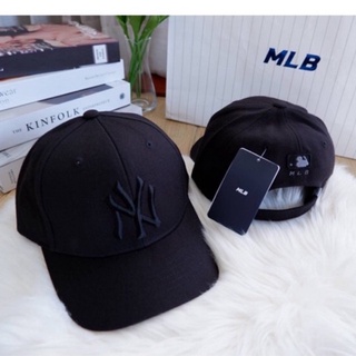 ✴️แท้ 💯% MLB CAP สีดำ ปักดำ สีคลาสสิค ใส่สวยค่ะ